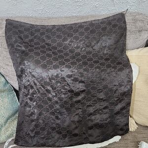 Gucci Vintage Monogram Dustbag Drawstring, Brown, & Wear Throughtout